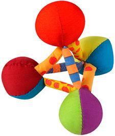 Maža pliušinė piramidė-Mini Plush Pyramid